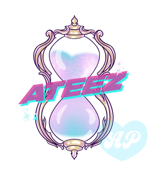 ATEEZ Hourglass Vinyl Sticker