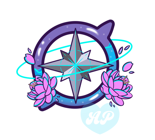 SKZ Lotus Compass Vinyl Sticker