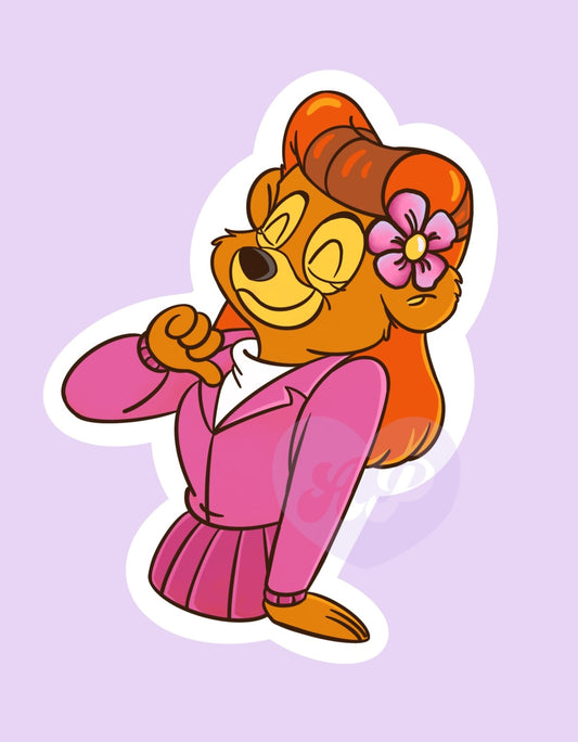TaleSpin Rebecca Vinyl Sticker